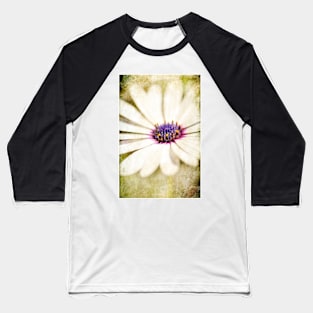 Marguerite, flower textured Baseball T-Shirt